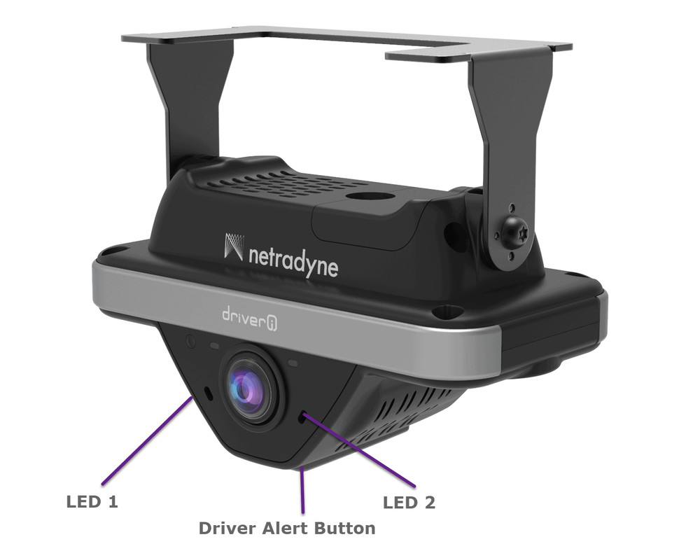NETRADYNE DRIVER DASHBOARD DRIVER I DUAL FLEET DASHBOARD CAMERA AND MODULE D-210