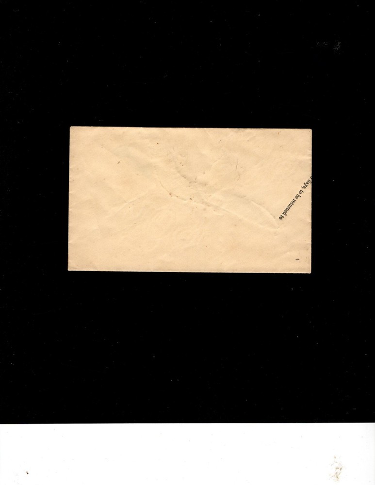 ERROR OLD US COVER 3 CENTS US POSTAGE TOTALLY UNIQUE RARE