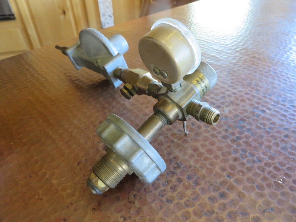 Marshall Brass Co 210 Regulator and Connectors Helium