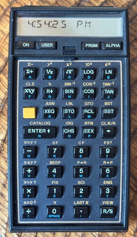 HP-41CV Calculator TESTED WORKING Time Module Securities Pac Manual Box