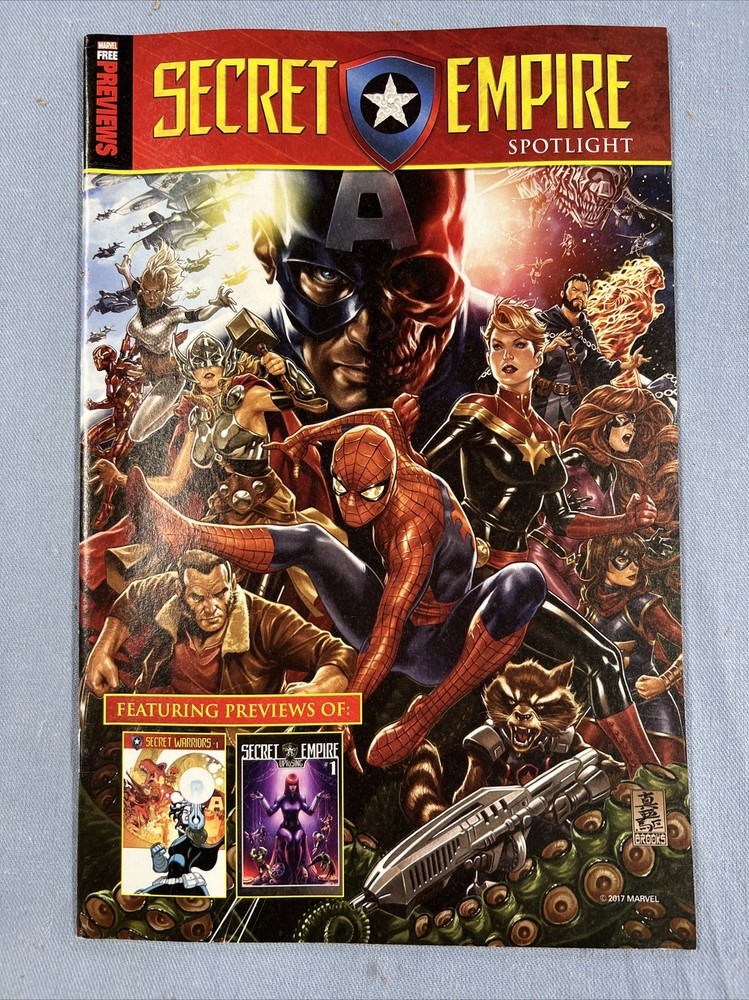 2017 SAN DIEGO COMIC-CON Marvel Previews SECRET EMPIRE Spotlight