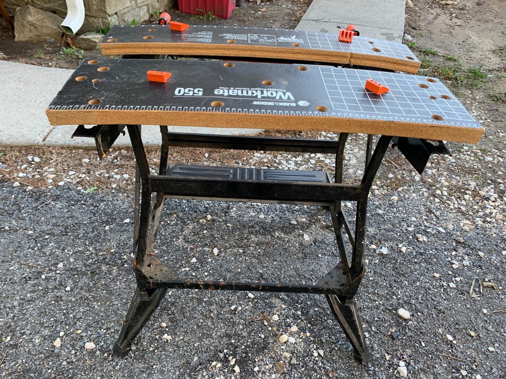Black & Decker Workmate 550 Work Station Bench Adjustable Table Folding Portable