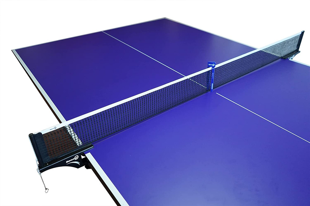 S405 Thickened Table Tennis Net and Post Set, Professional Foldable High Duty Pi
