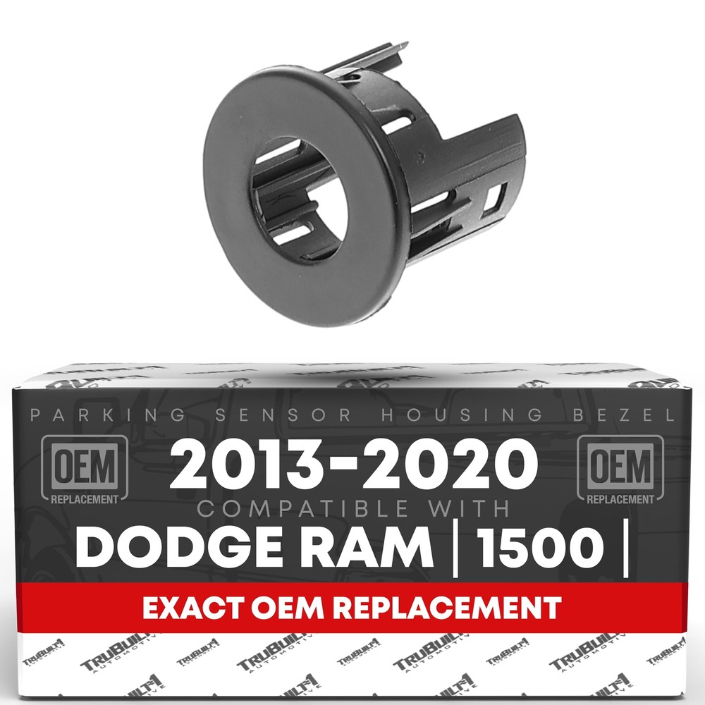 Parking Sensor Bezels for Dodge Ram 1500 - Front Bumper, Plastic