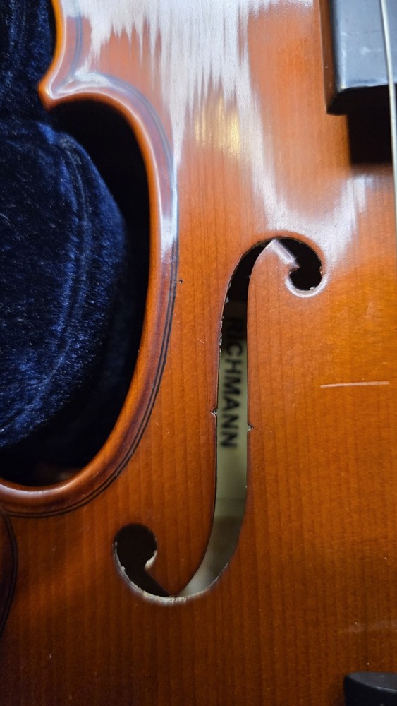 Richmann Mark II 3/4 Violin with Case Bow Strings Student Beginner Fiddle VG