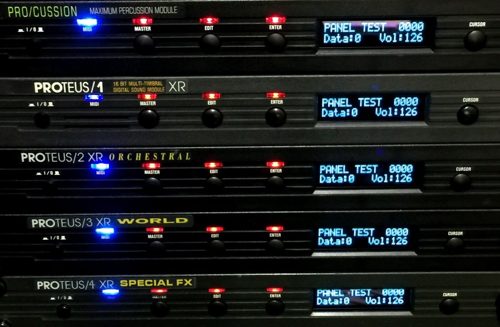 E-mu Orbit / Procussion / Vintage Keys / Morpheus / Planet Phatt OLED Display !