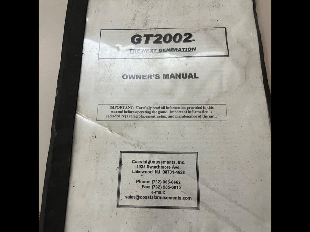 GT 2002 The Next Generation Arcade Manual