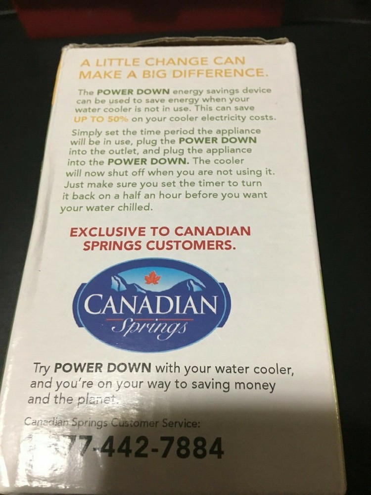 Energy Power Saving Device Power Down electronic device for water cooler new