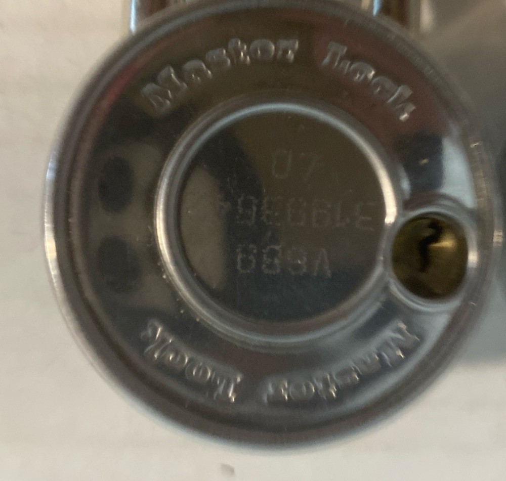 2 Master Lock Combination Padlocks - All Tested And Combinations Work