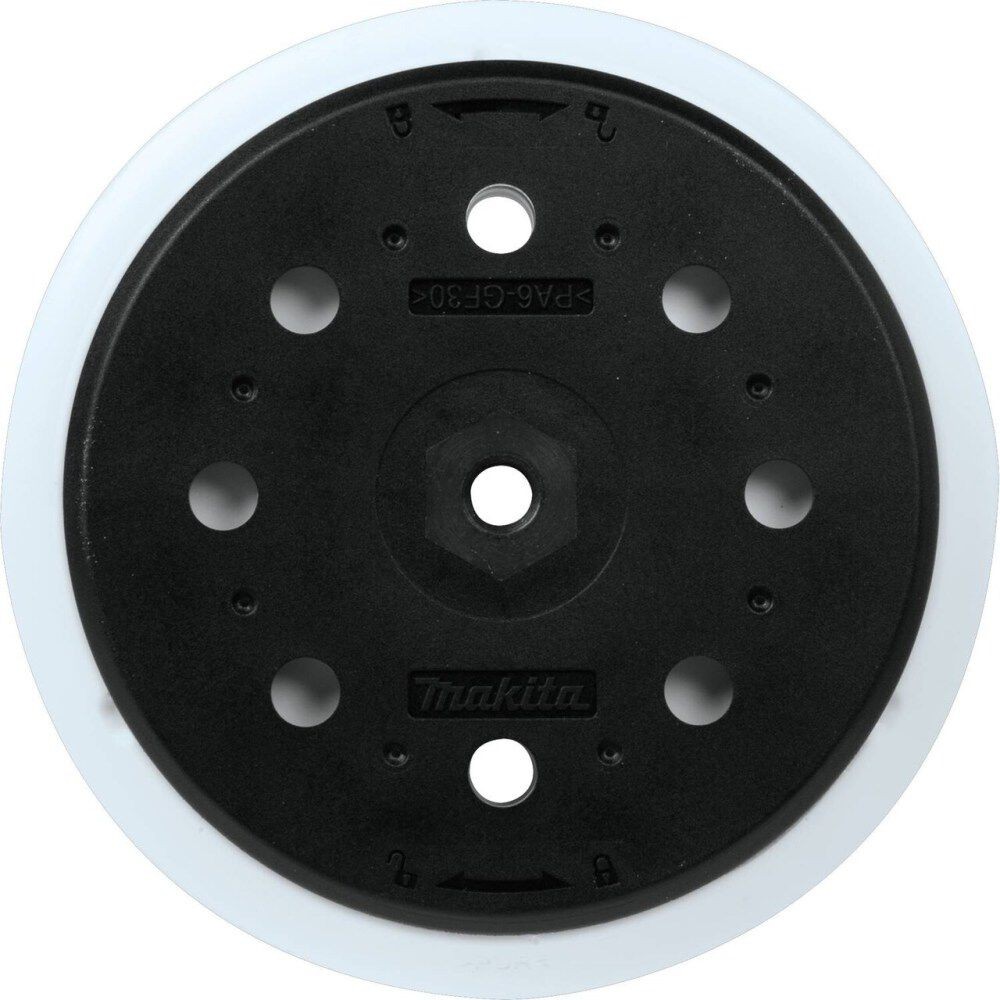 Makita 6 Inch Round Sanding Backing Pad, Hook & Loop, Soft