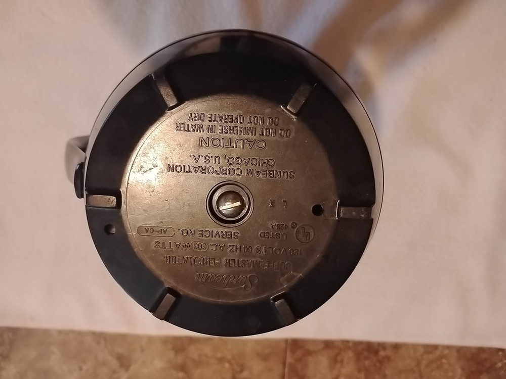 Sunbeam Fully Automatic Coffeemaster Perculator