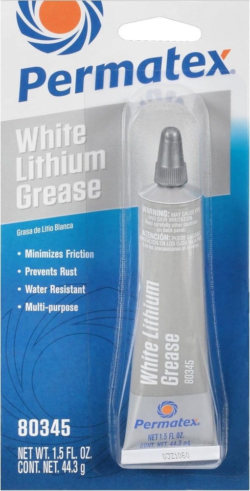 Permatex 80345 White Lithium Grease 1.5 oz.