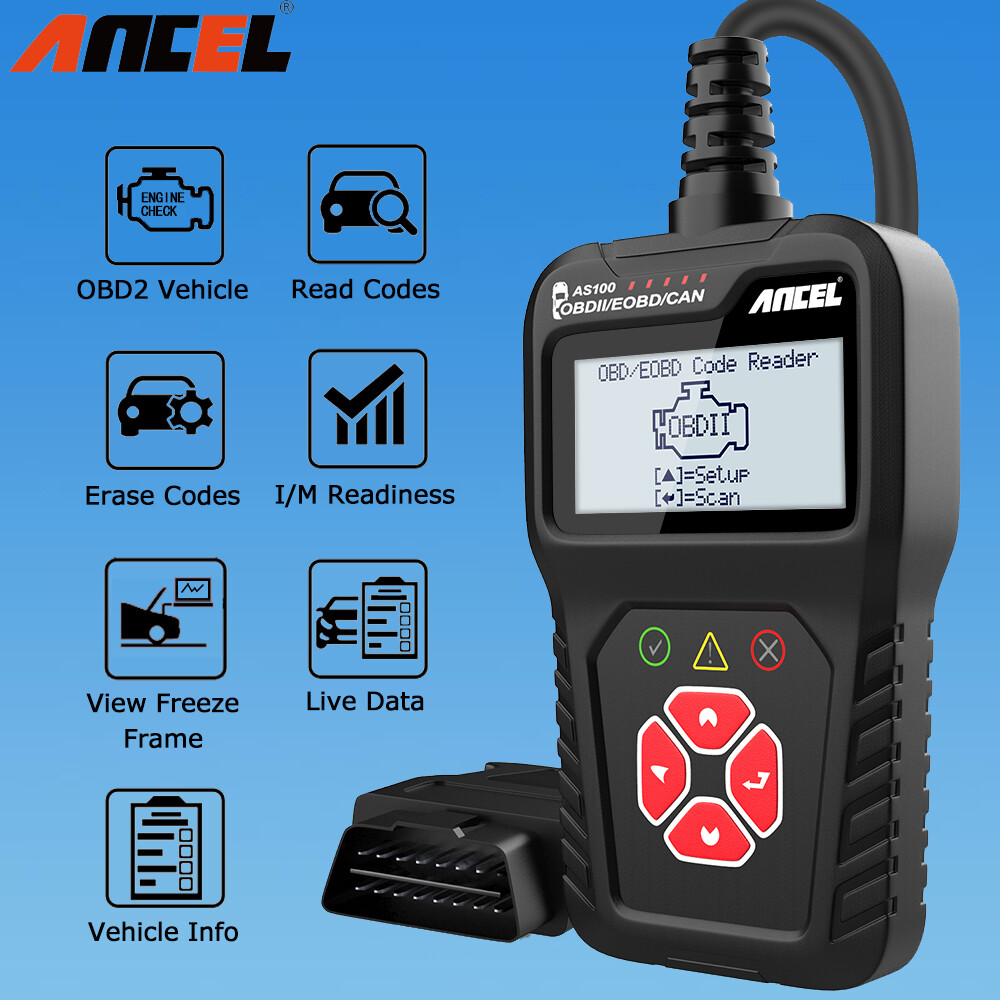 OBD2 Car Code Reader Automotive EOBD Scanner Check Engine Light Diagnostic Tool