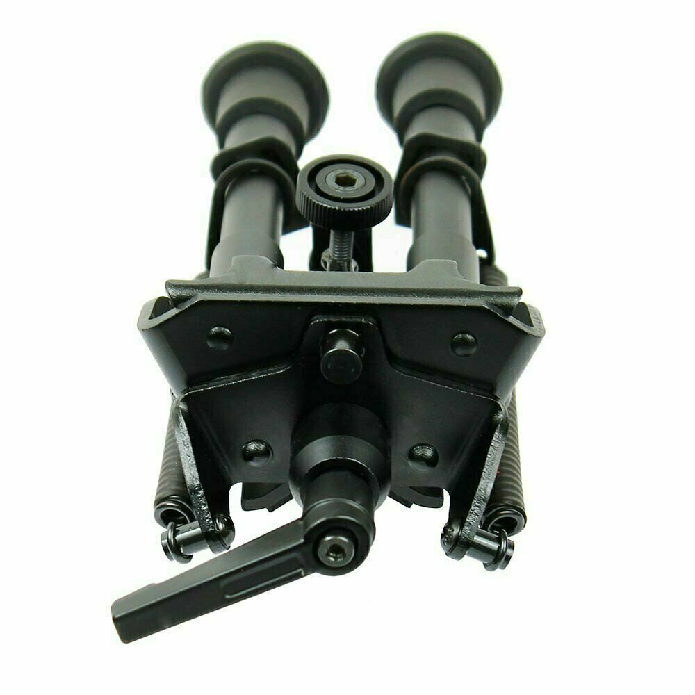6''-9''Pivot Tilting Swivel Rifle Bipod Foldable Spring Return with S Lock Lever