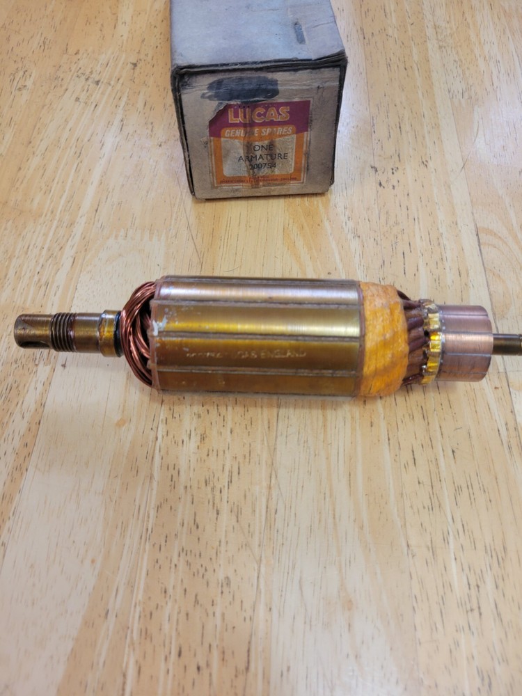 NOS LUCAS DYNAMO ARMATURE #200754 VINTAGE