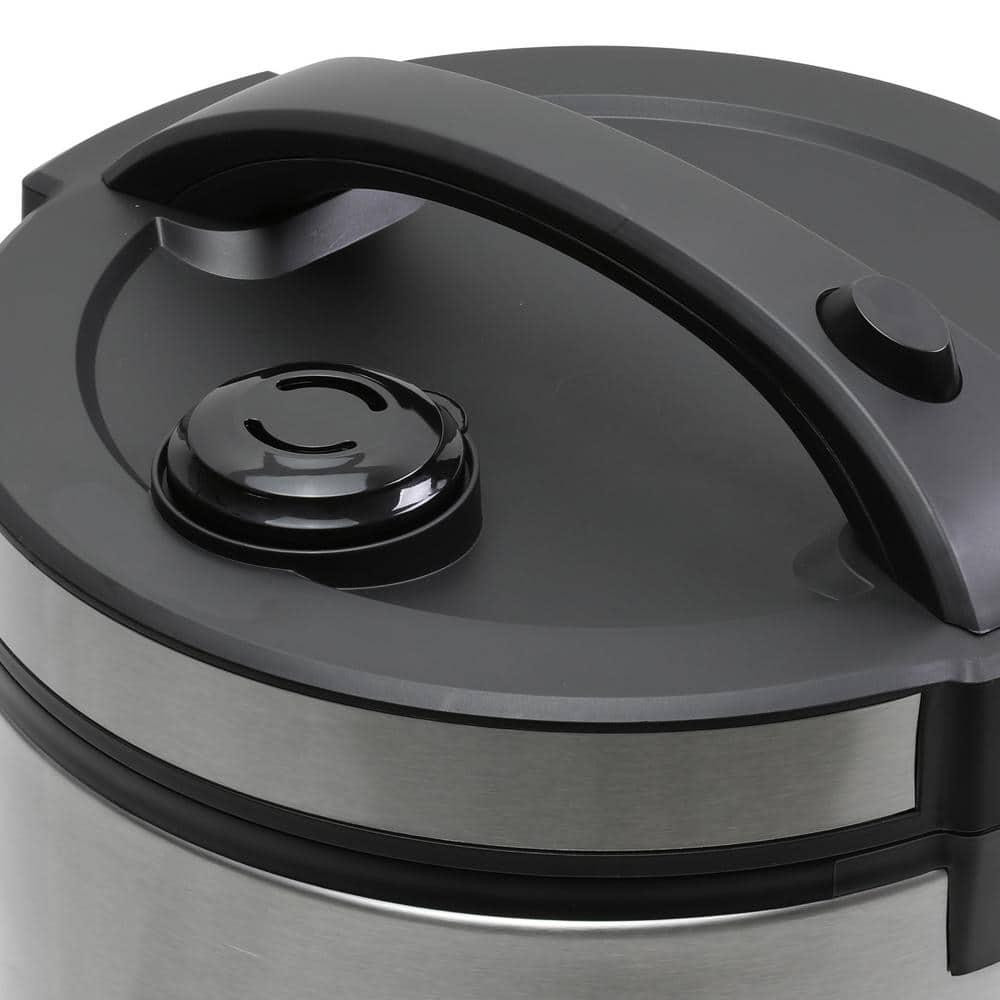 West Bend Rice Cooker 20-Cup Stainless Steel Multi-Function Durable Versatile
