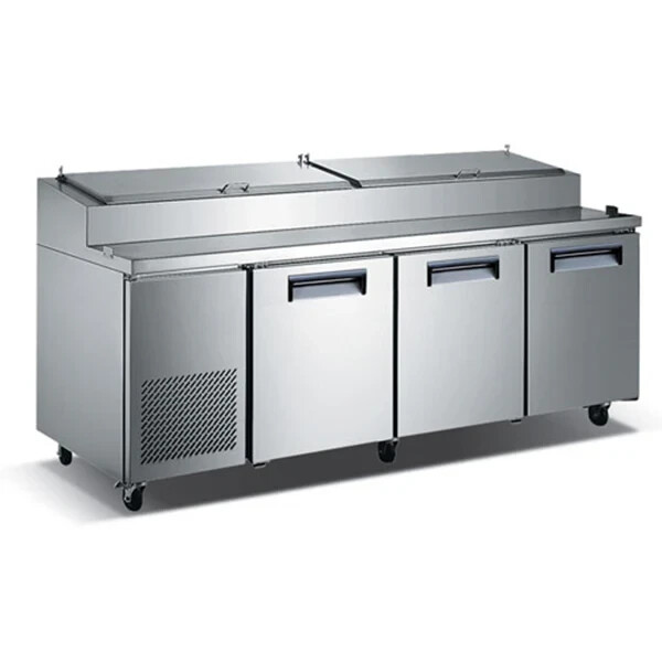 Admiral Craft 92" Pizza/Salad prep table.