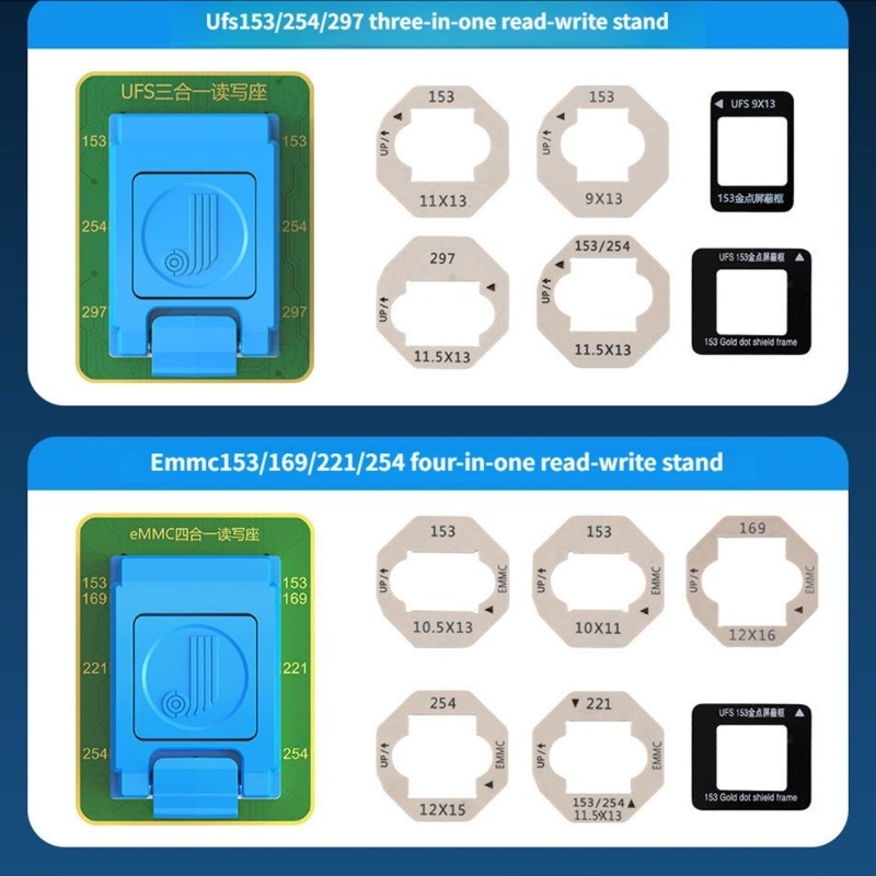 U70 UFS Nand Flash Repair UFS eMMC ISP Read Write Programmer Accessories