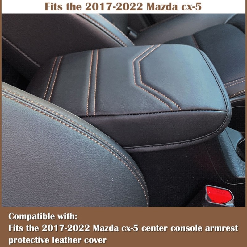 Console Pad Cover for CX5 Armrest Cushion Support Box Top Mat Liner Protector