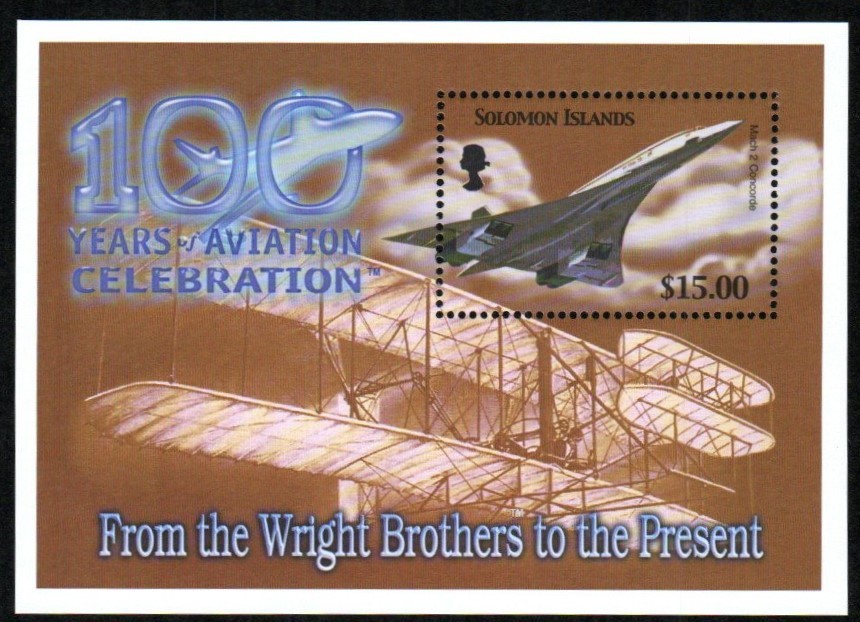 Solomon Islands Stamp 969  - Concorde