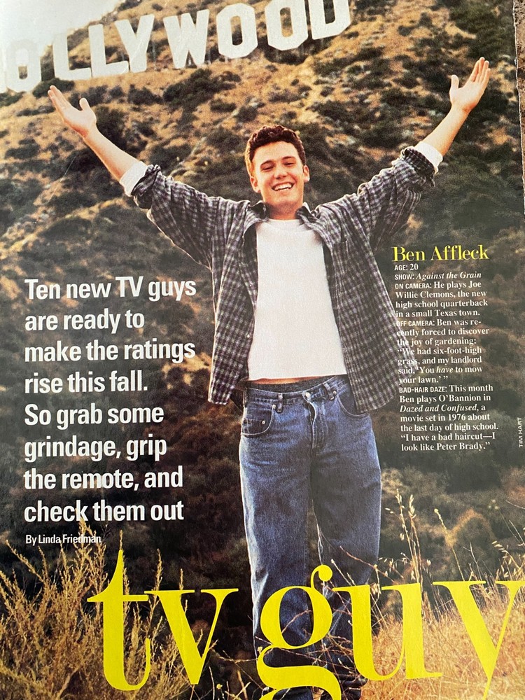 Ben Affleck, Full Page Vintage Pinup