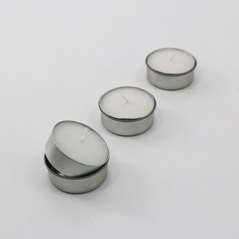 Round Stainless Steel Tealight Holders Scented Making Molds for Craft
