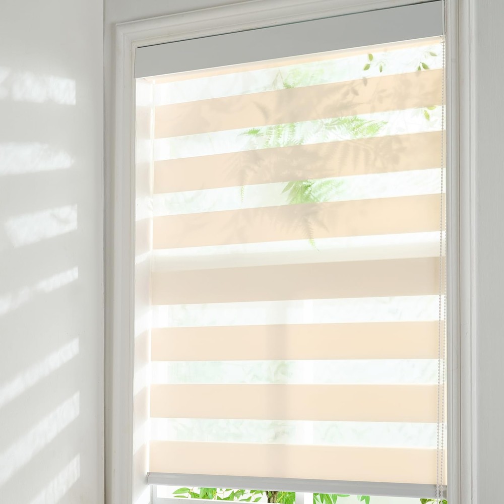 Zebra Roller Shades, Zebra Blinds for Window, Window Blinds for Indoor, Light...