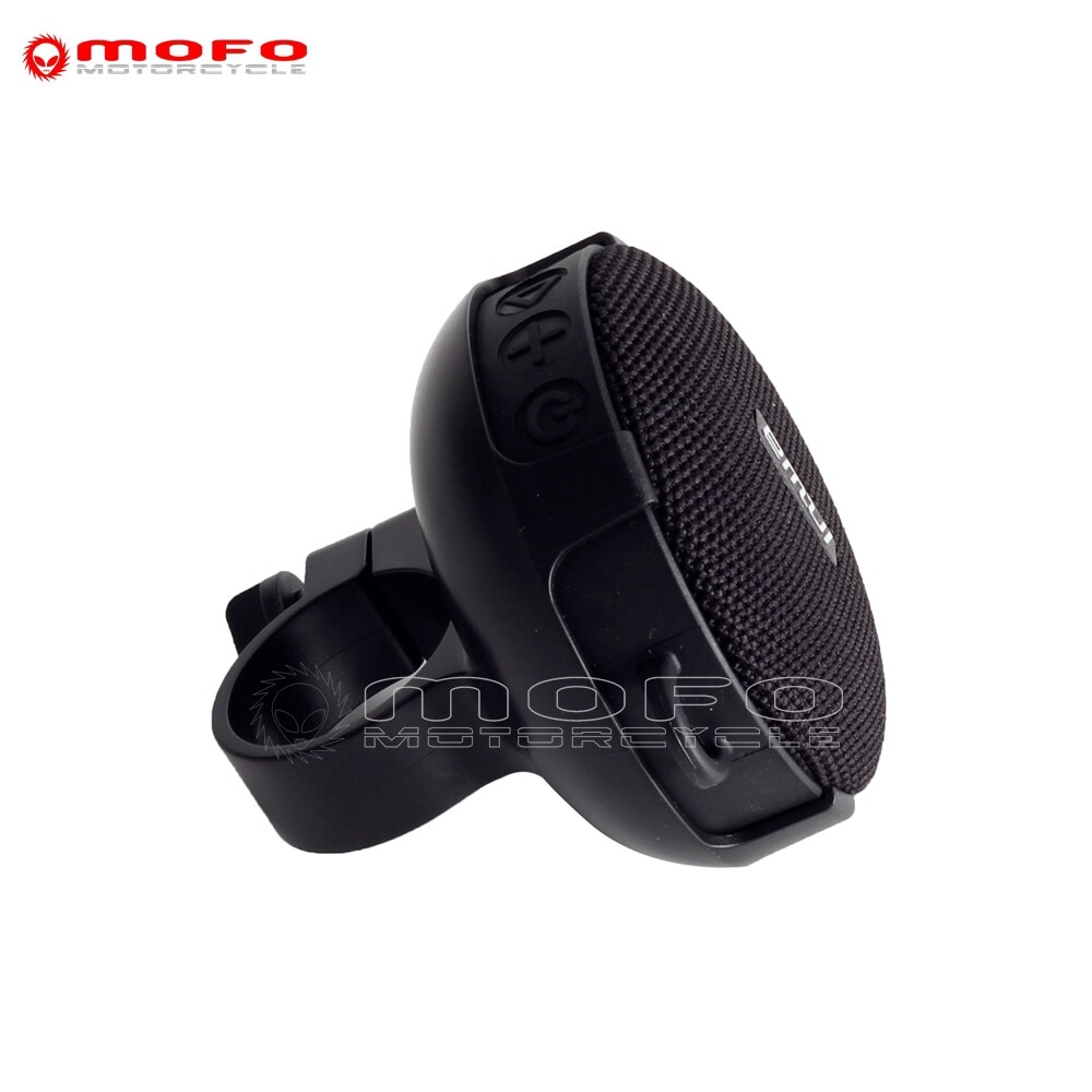 Bicycle Biker Portable Bluetooth Speaker USB Charging Black Round Universal fits
