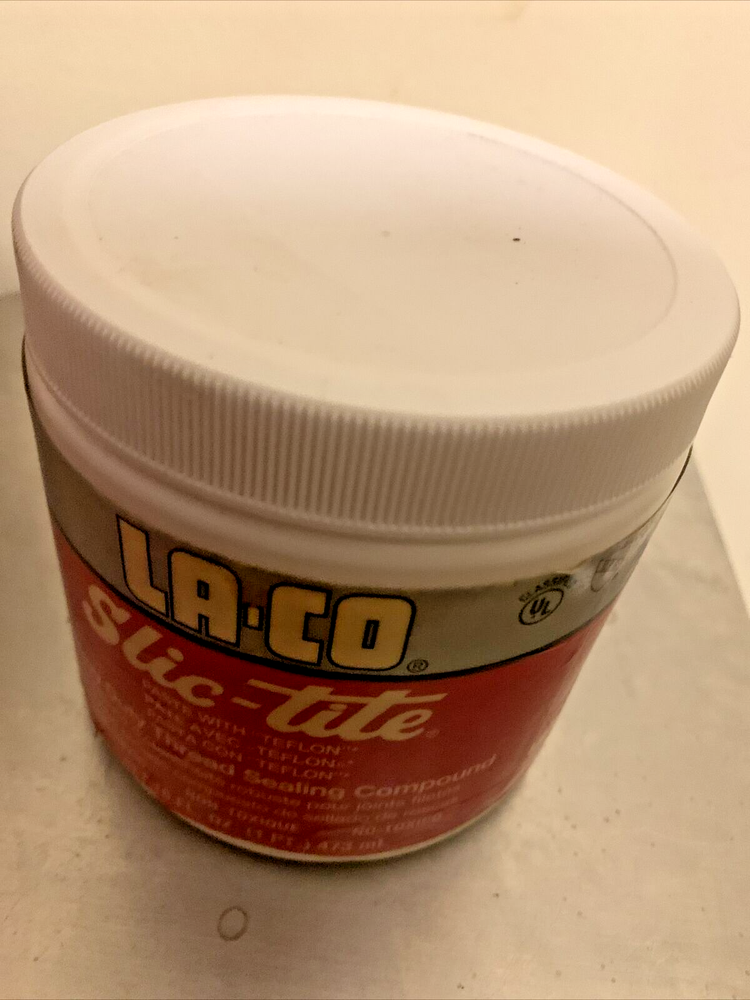 Slic-Tite Paste Thread Sealants W/ Ptfe, 16Fl-Oz. White