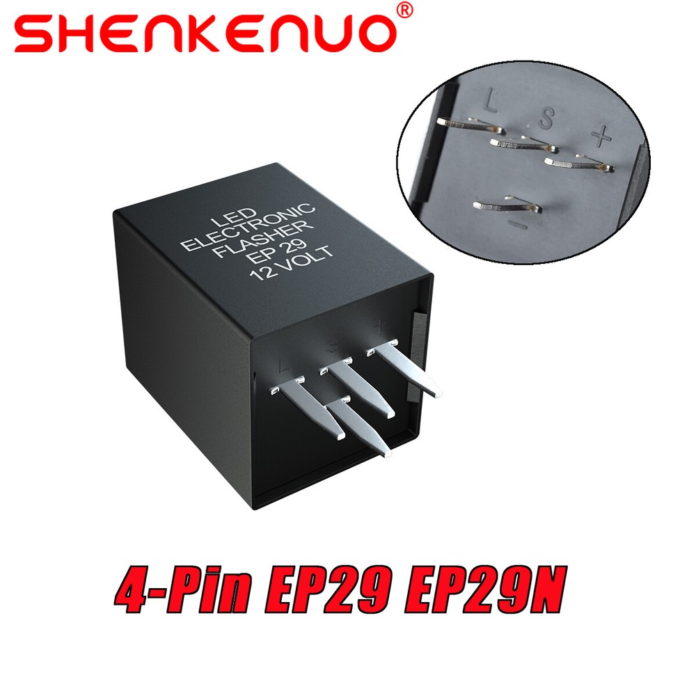 EP29 LED Turn-Signal-Bulbs-Flasher-Relay Fix Fast Quick Hyper Flashing for Chevy