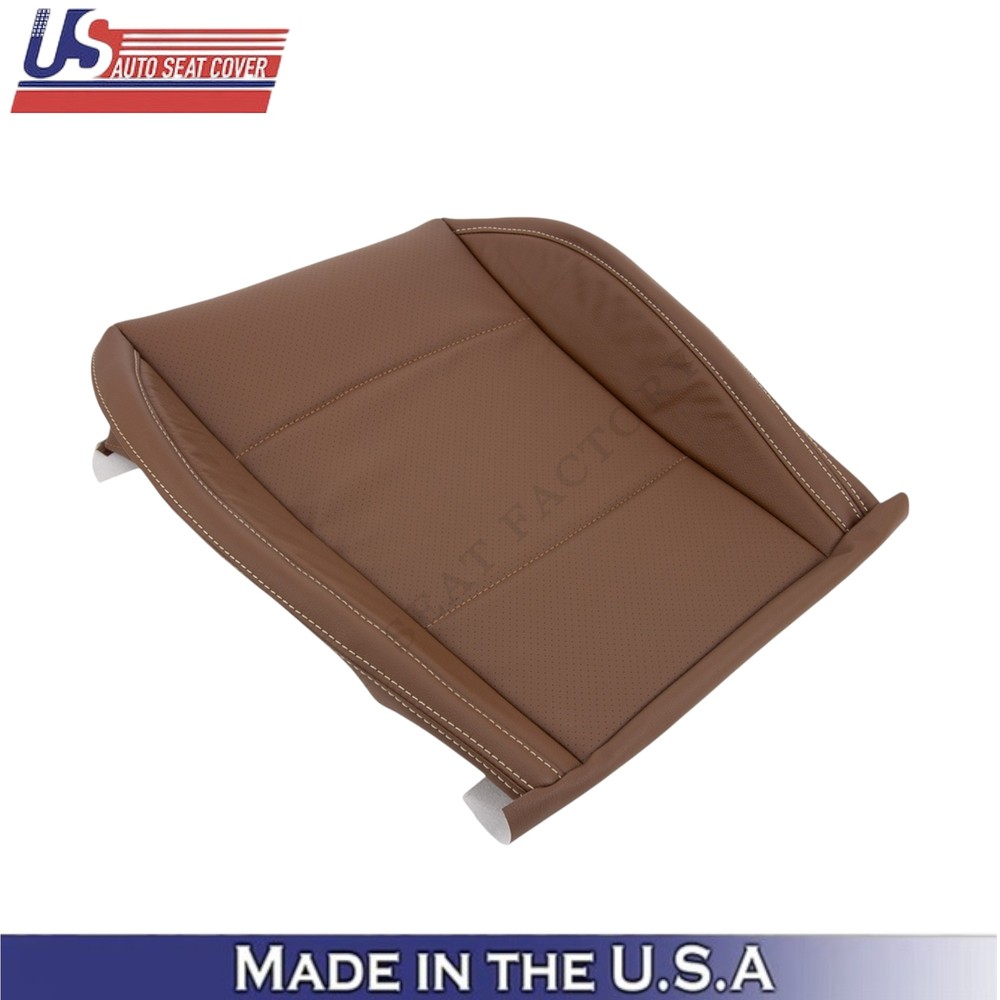 2015-2017 For Subaru Outback Leatherette Driver Bottom Seat Cover Java Brown