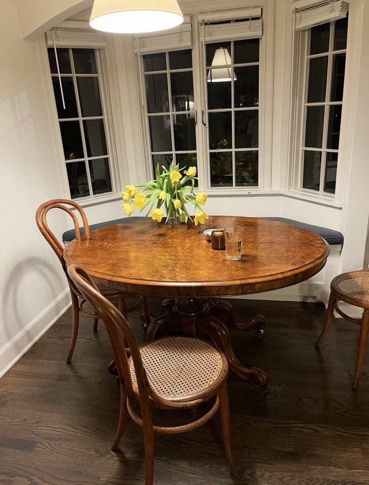 Victorian walnut table