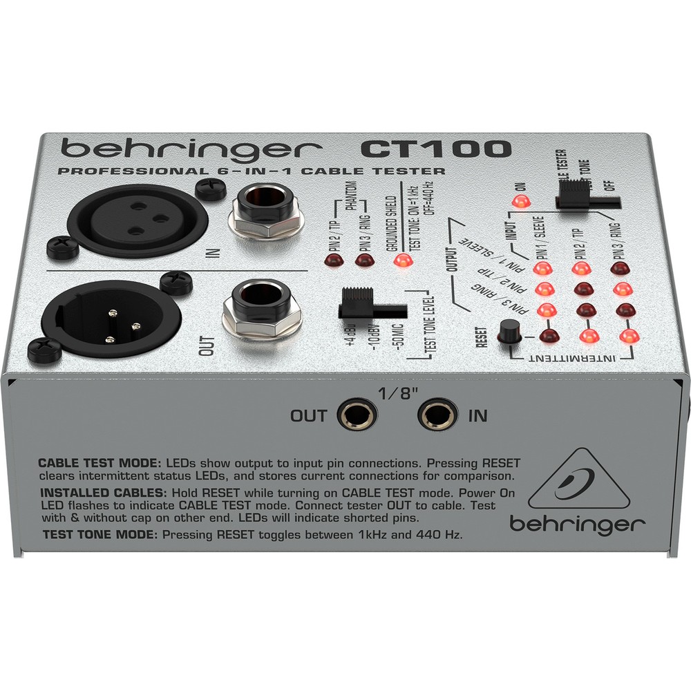 Behringer CT100 6-in-1 Cable Tester