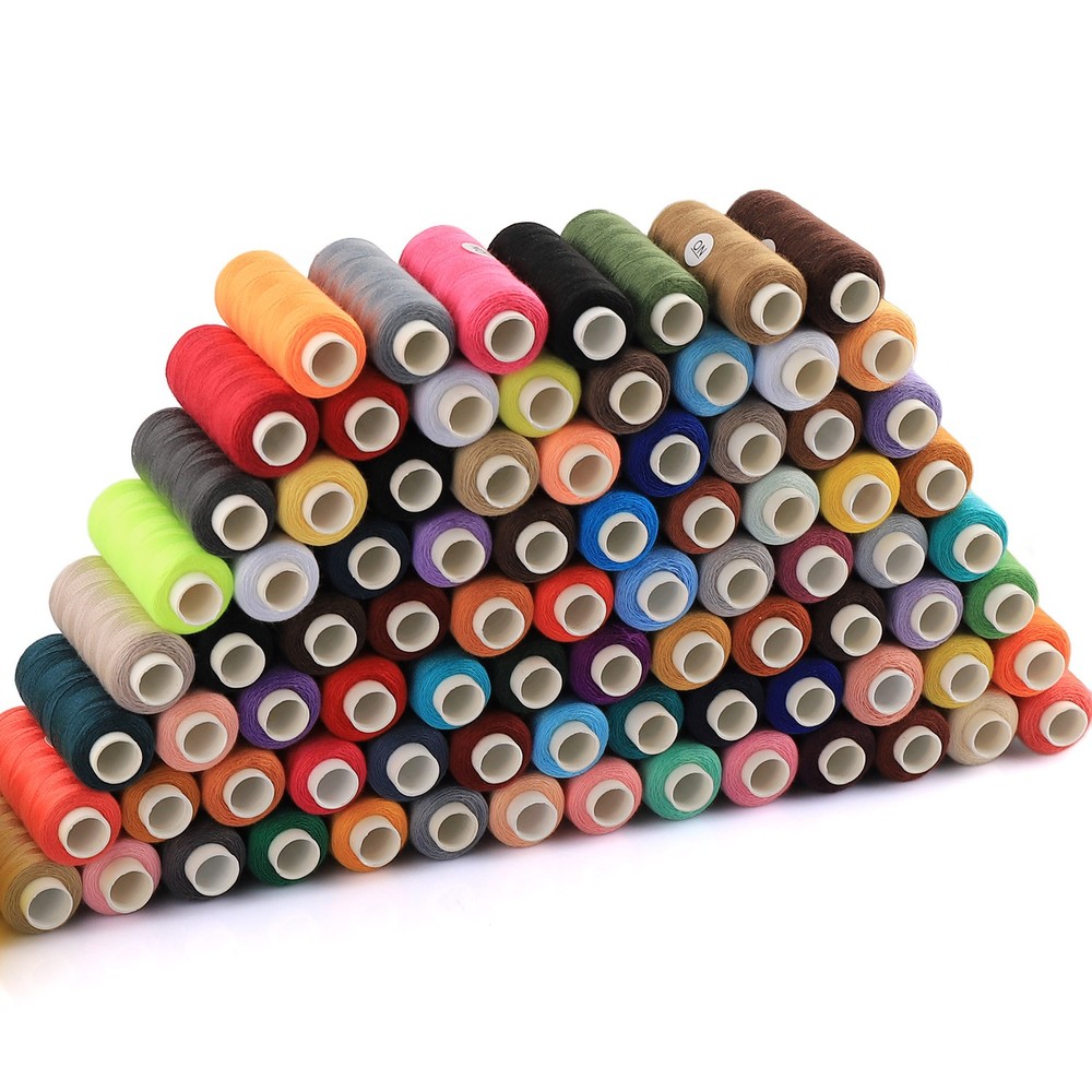 84 PCS Sewing Thread Assortment, 80 Color Thread for Sewing Machine