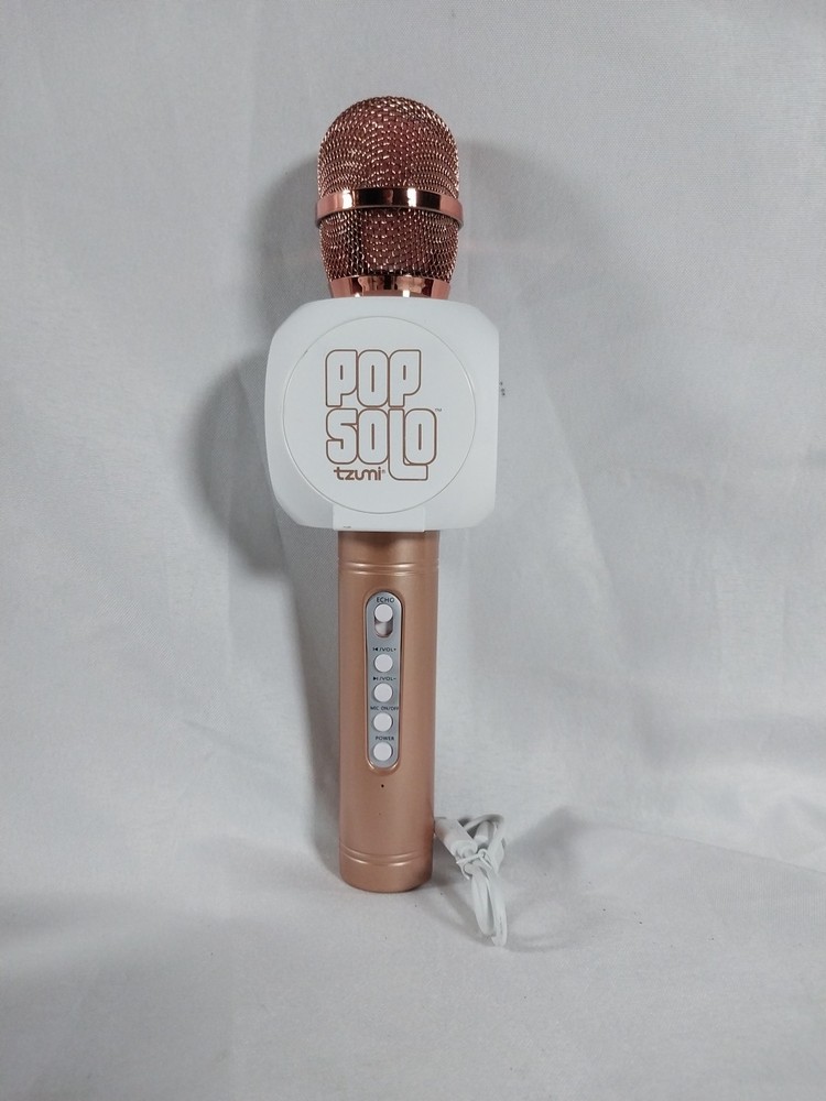 Pop Solo Bluetooth Karaoke Microphone w/ Smartphone Holder