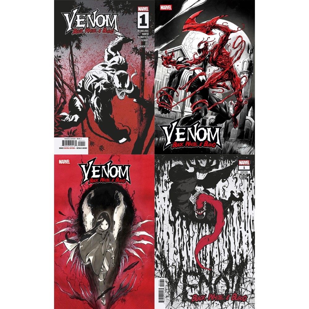 Venom: Black White & Blood (2025) #1 2 3 4 Marvel Comics COVER SELECT