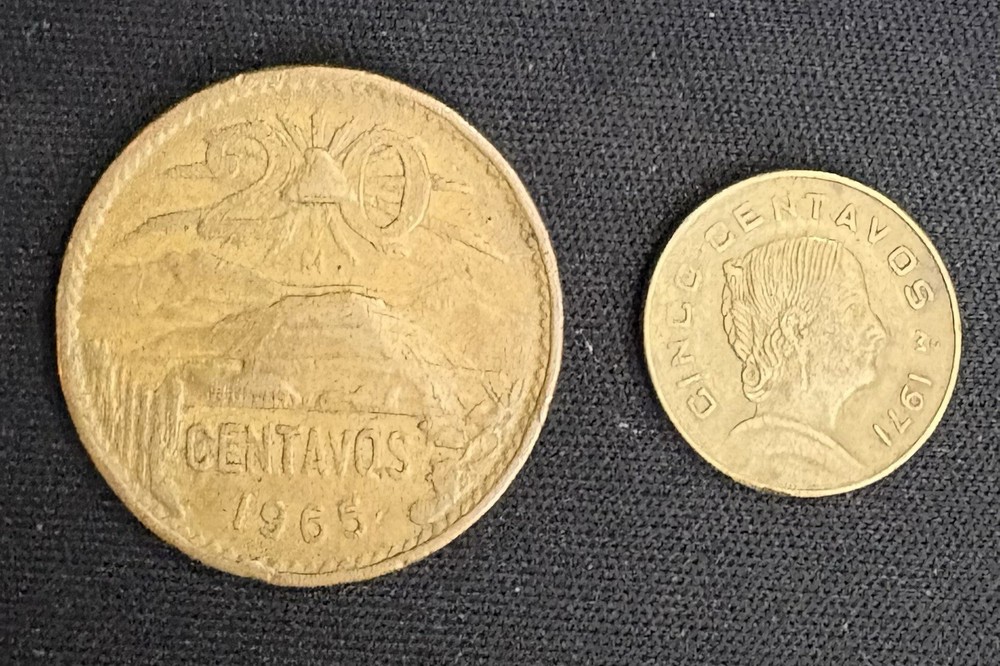 Mexican Centavos & Silver Pesos See Description