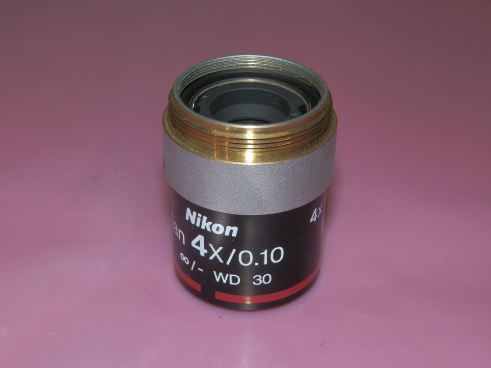Nikon Microscope Objective E Plan 4x/0.10 for E Series (E200...)