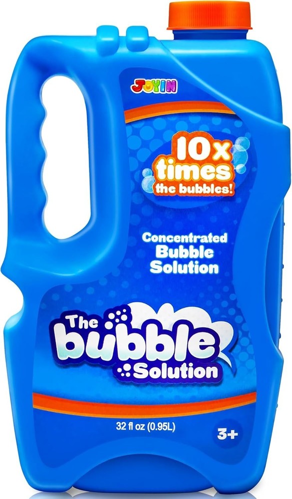 Safe & Non-Toxic Concentrated Bubble Solution Refill - 32 OZ for All Bubble Toys