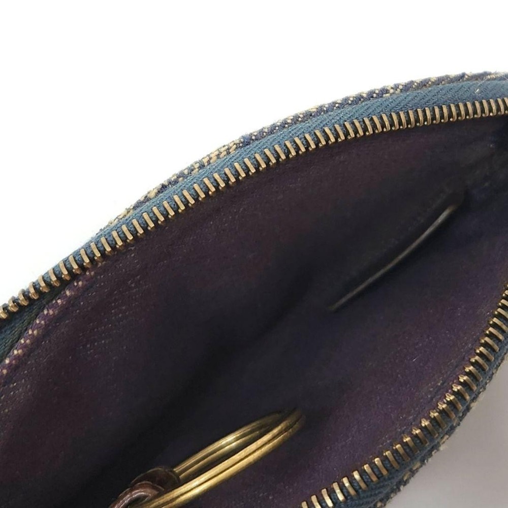 Celine Denim Triomphe Coin Case