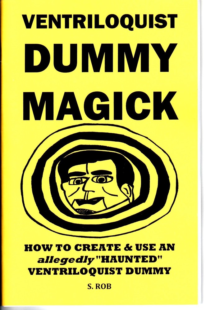VENTRILOQUIST DUMMY MAGIC - very strange book ventriloquism 48 page staple bound