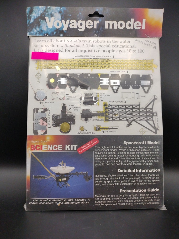 Vintage Voyager Model Science Kit Never opened