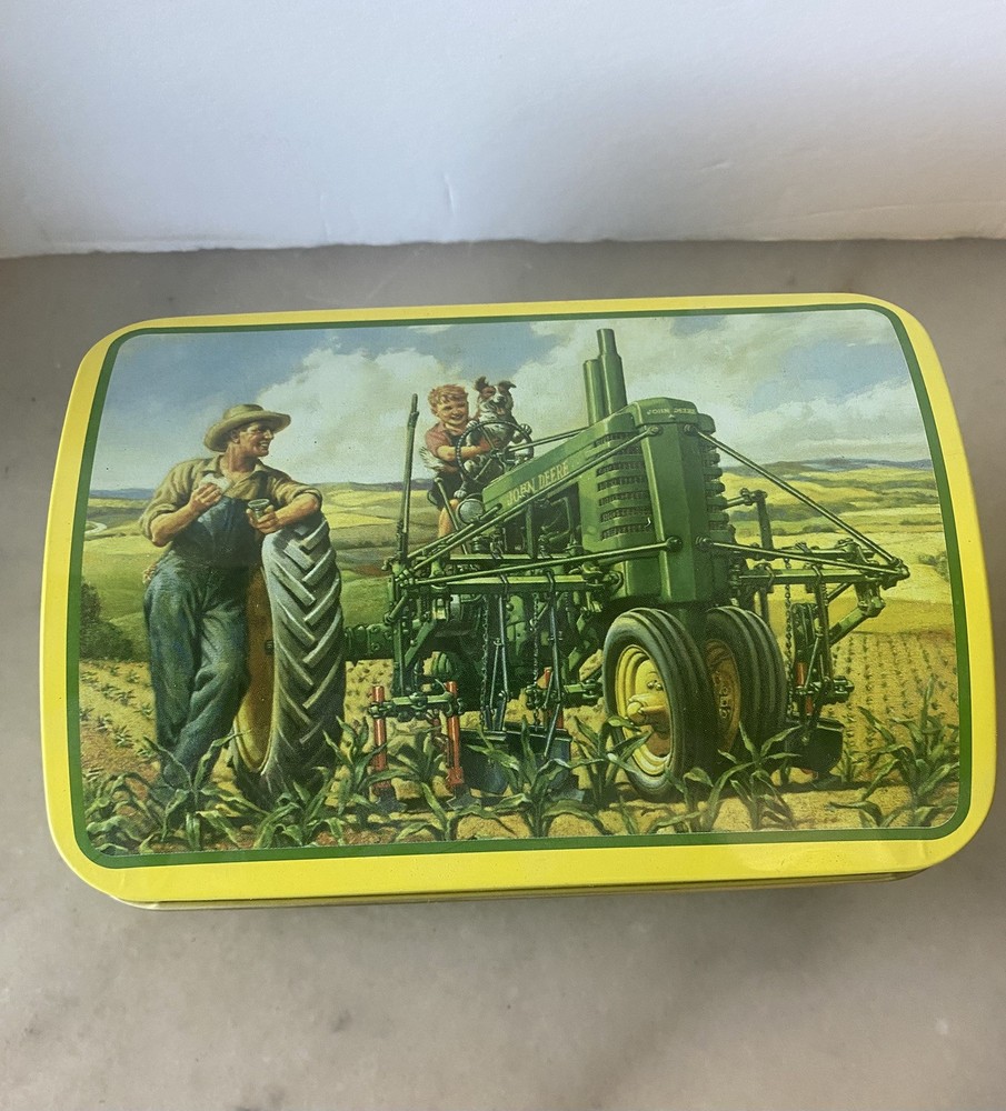 John Deere Moline IL Collectible Classic Tins Bundle. Four (4) Items