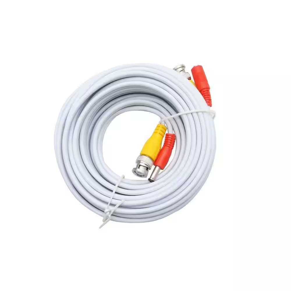 50 Ft. Premade Premium Siamese Power and Video Cable (2-Pack)