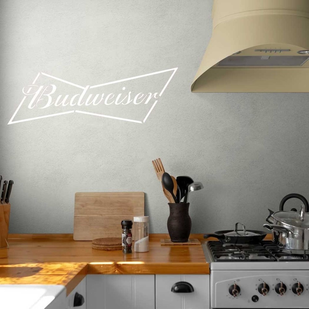 Budweiser Logo Stencil - Bowtie Style Reusable Stencil