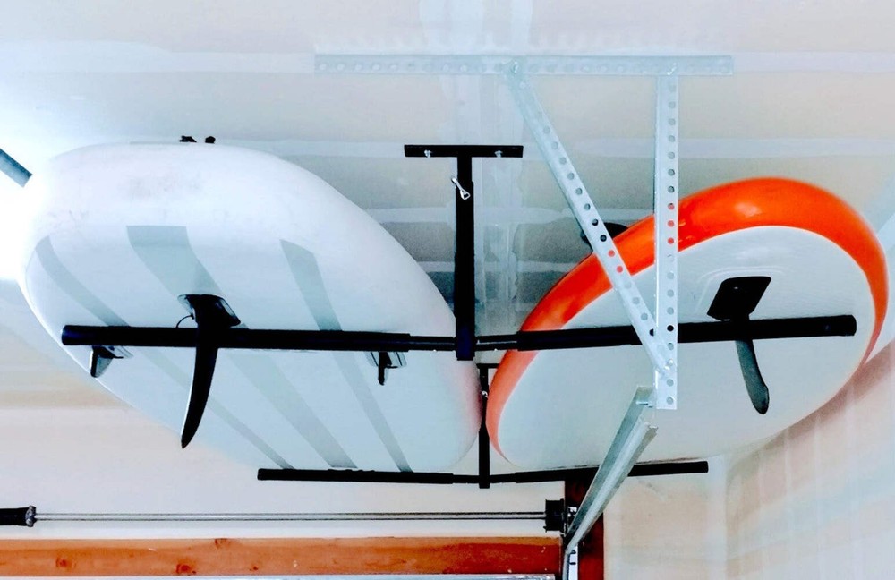 Hi-Port 2 | SUP & Surfboard Adjustable Ceiling Storage Rack | Double | Holds 150
