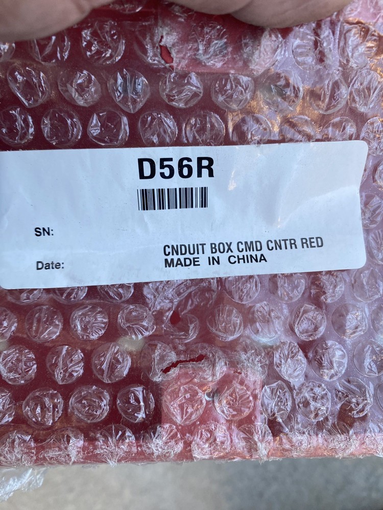 Conduit box, surface-mount, red D56R BackBox Keypad