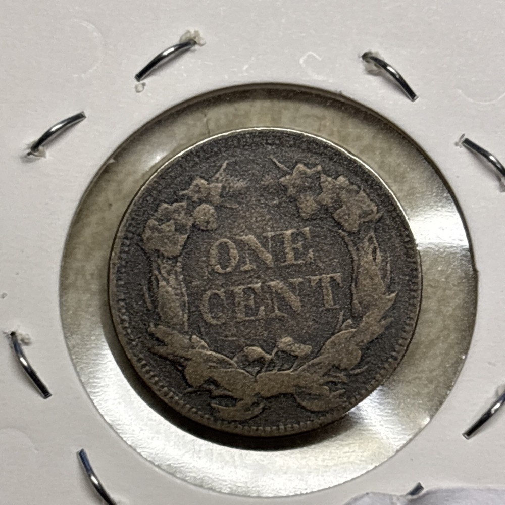 1858 Flying Eagle Cent Penny, Large Letters