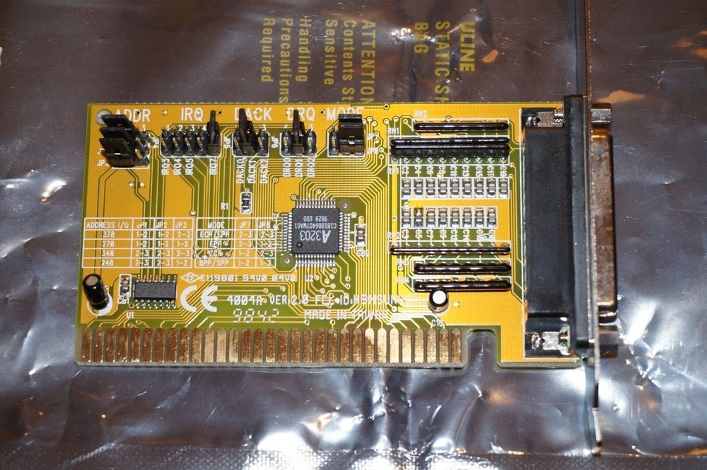 H9MSUN6311 ISA Parallel Port Card