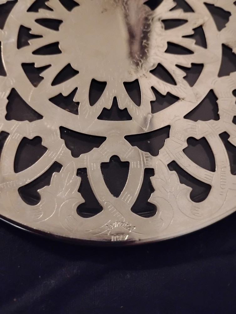 Vintage Leonard Silver/Towle Silver Plated Trivet 6"
